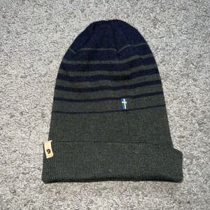 Fjallraven Classic Knit Hat Cap Winter Wool Beanie Unisex Ault Dark Olive Green